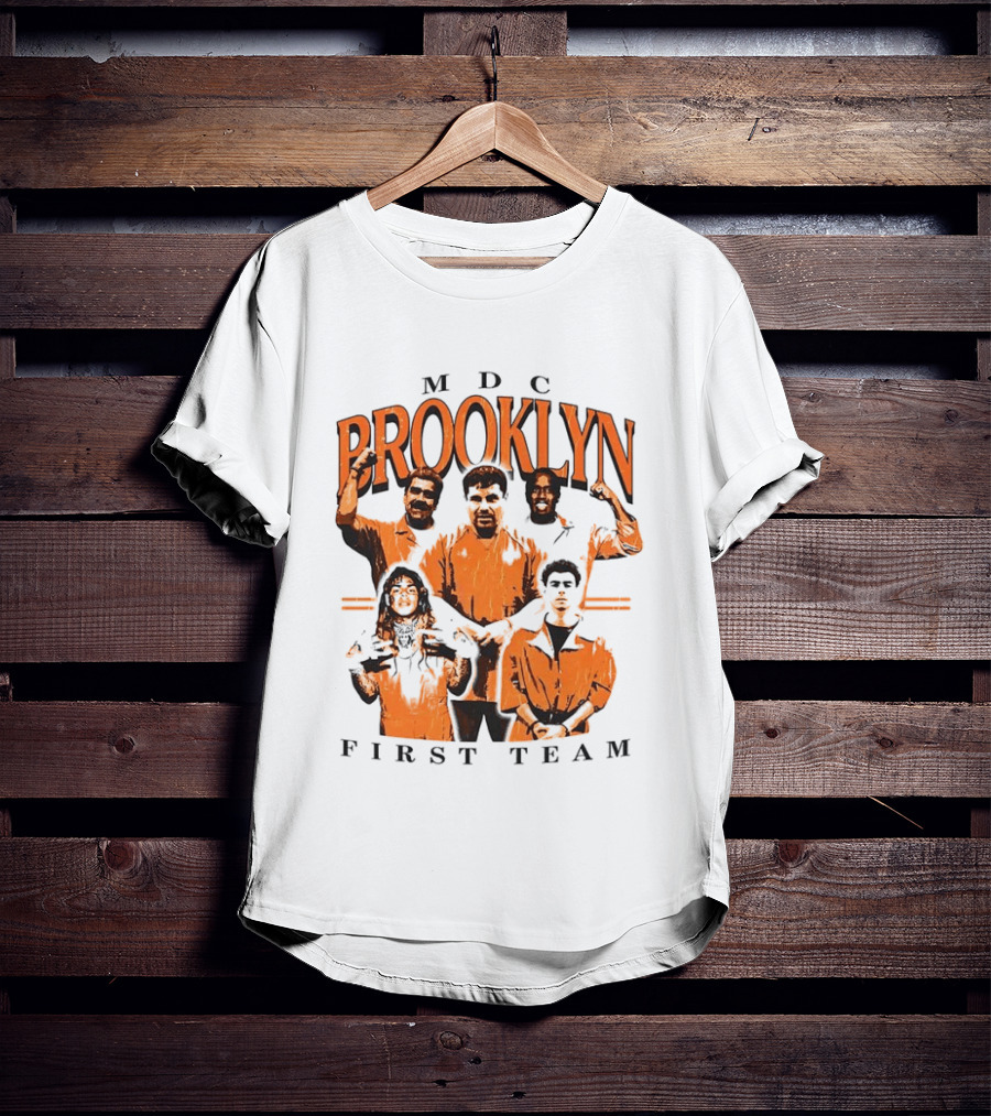 MDC Brooklyn First Team Meme Orange Figures T-Shirt