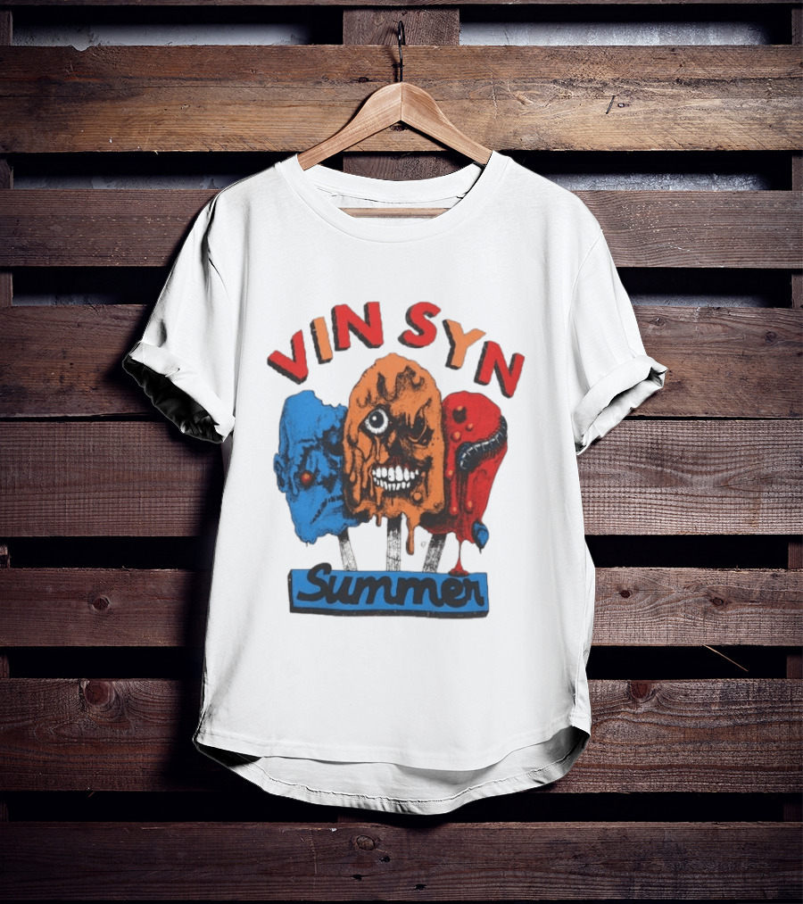 VIN SYN Summer Horror Monster Trio T-Shirt