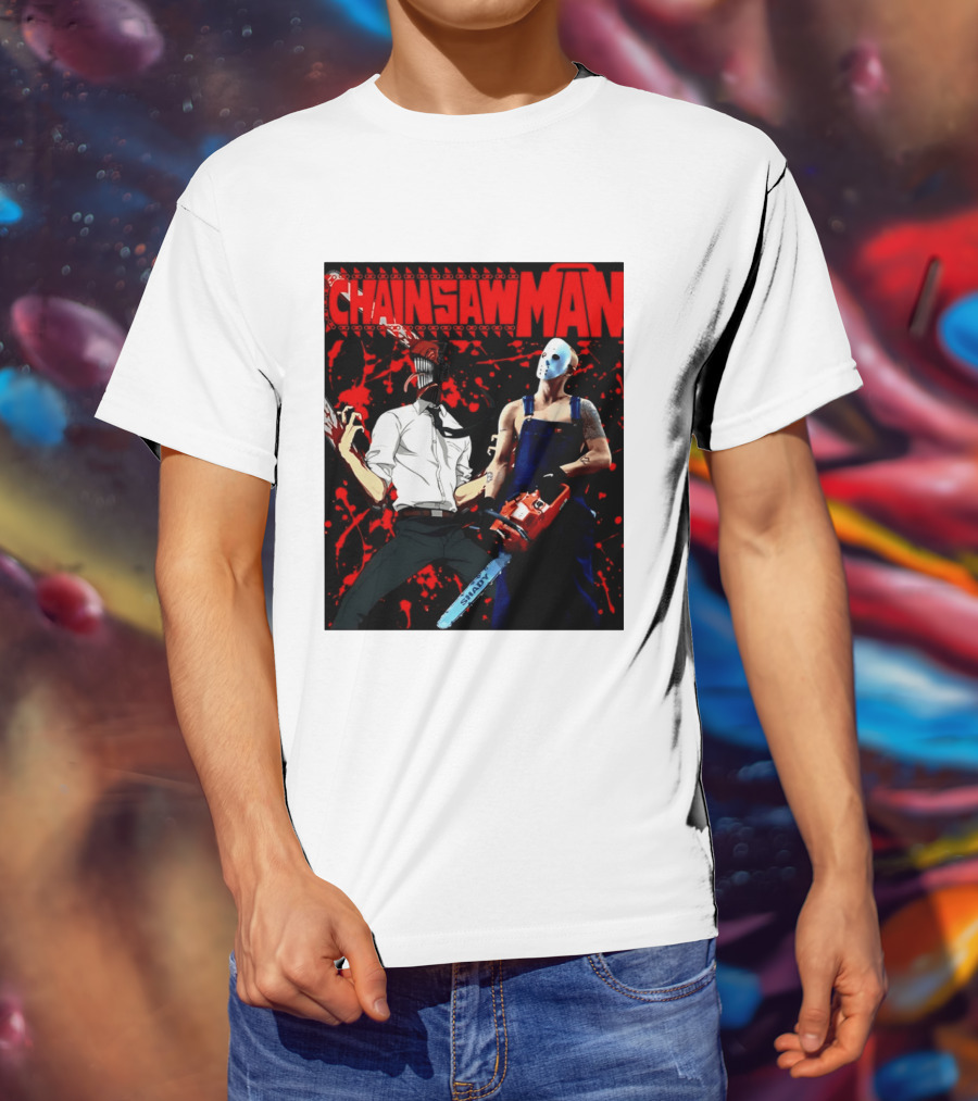 Chainsaw Man Shady Anime Horror T-Shirt