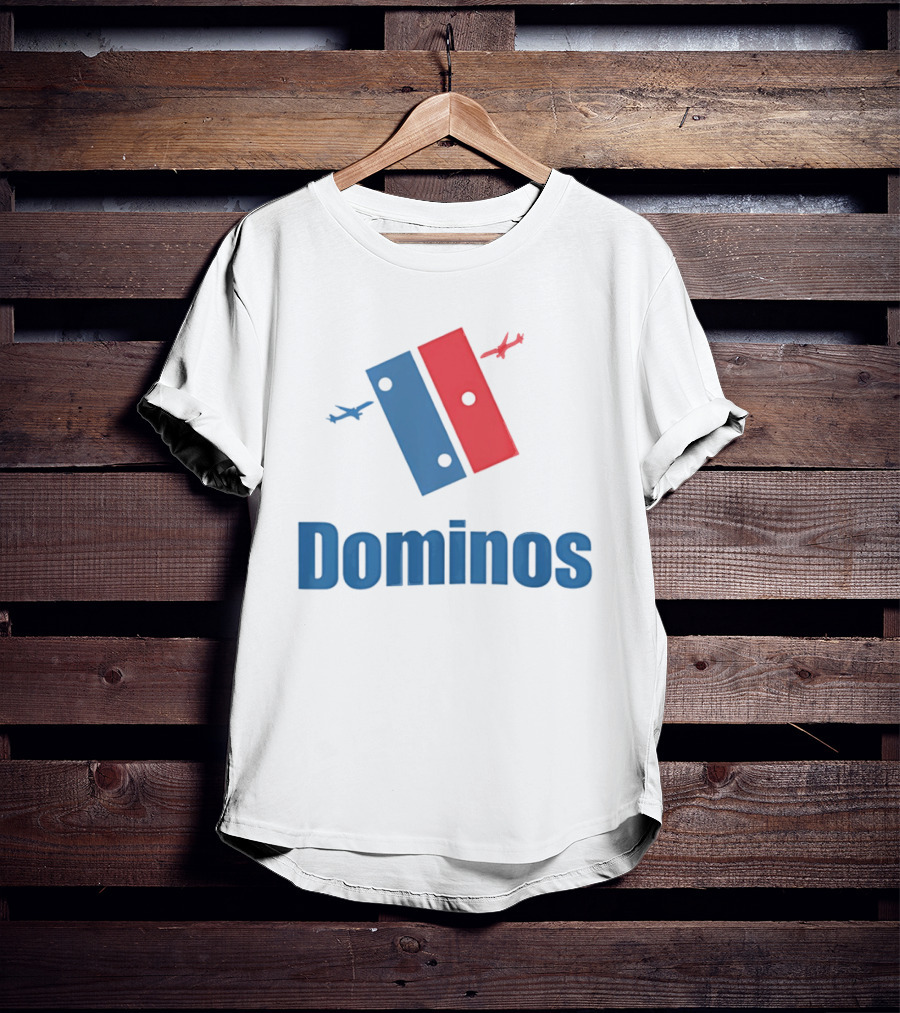Dominos 9.11 Parody With Plane T-Shirt