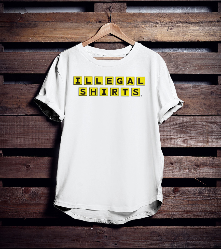 Illegal Waffle House Yellow Crossword Illegal T-Shirt