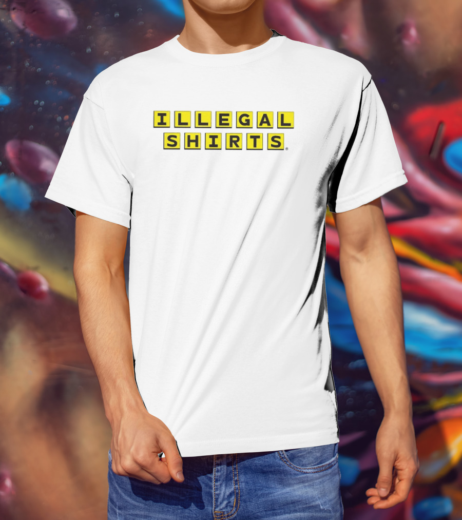 Illegal Waffle House Yellow Crossword Illegal T-Shirt