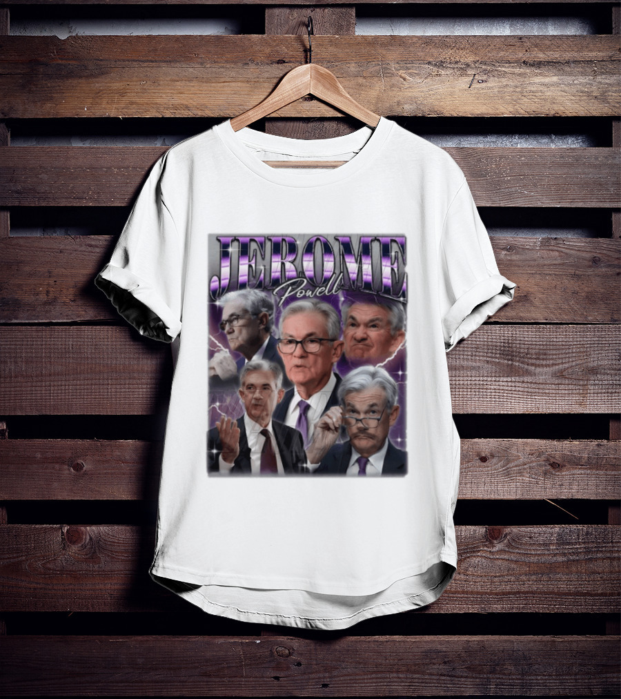 Jerome Powell Collage Multiple Expressions And Poses T-Shirt