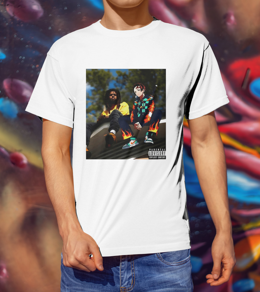 Forest Hills Scru Face Jean Tanjiro Kamado Parental Advisory Explicit Content T-Shirt