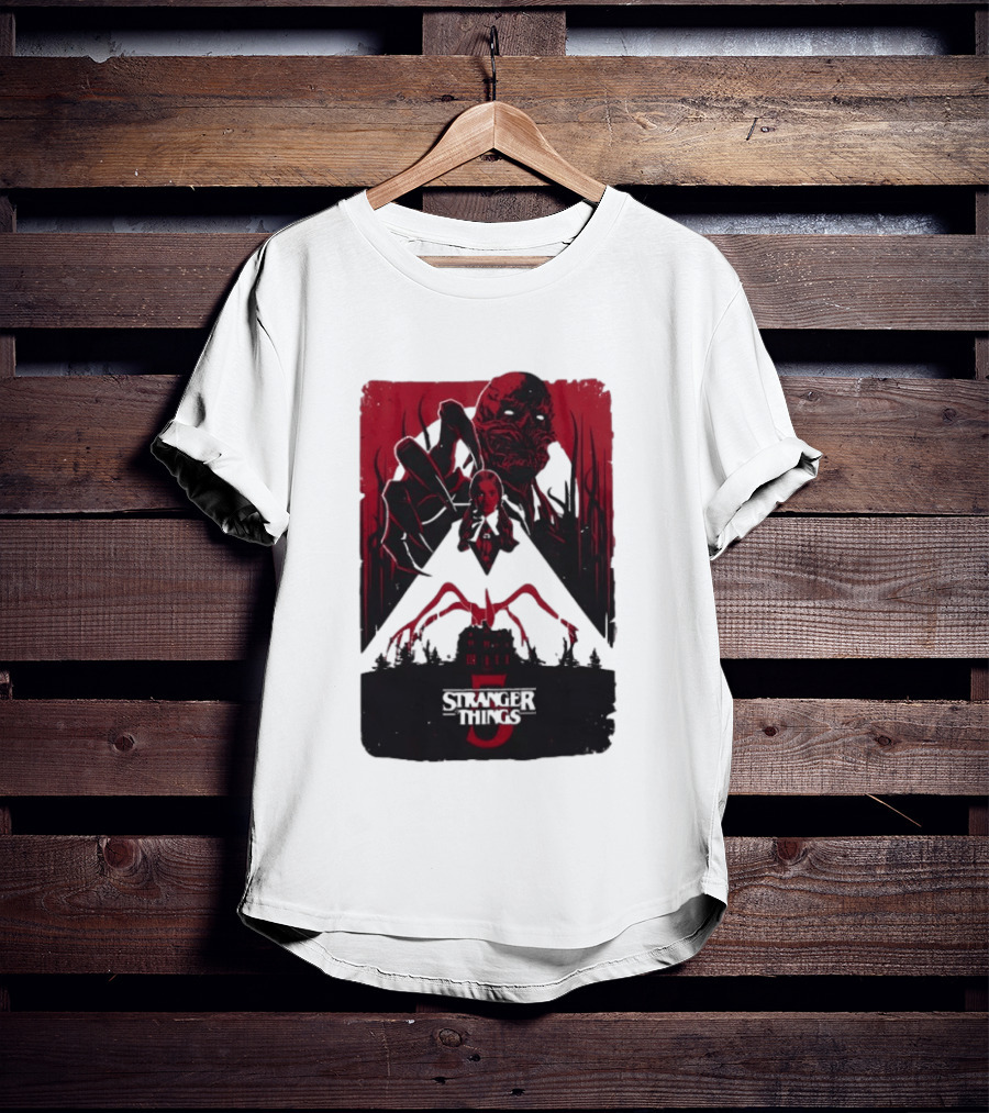 Stranger Things Season 5 Vecna Max Red T-Shirt