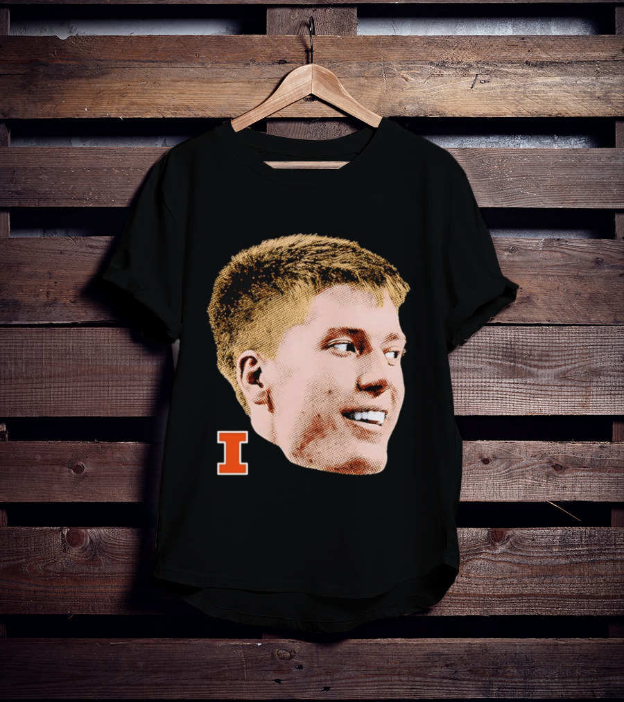 Ben Humrichous Illinois Fighting Illini Big Head I T-Shirt