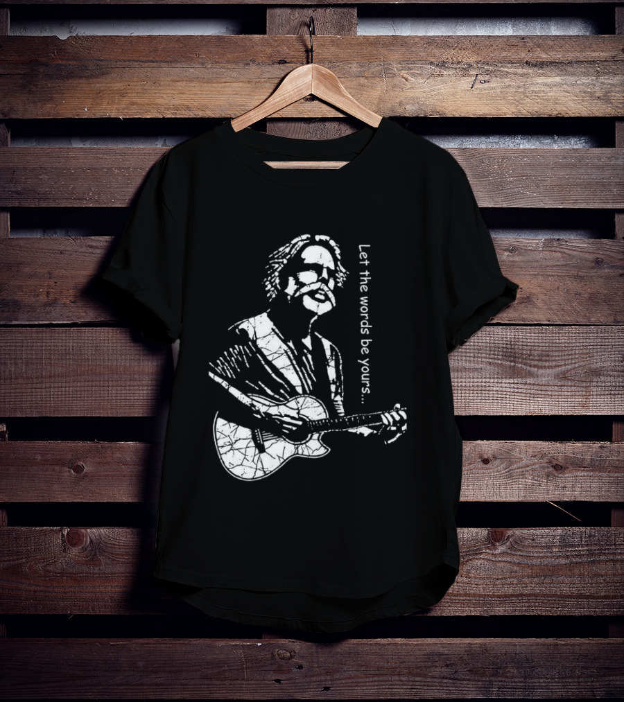 Bob Weir Let The Words Be Yours Acoustic Guitar T-Shirt