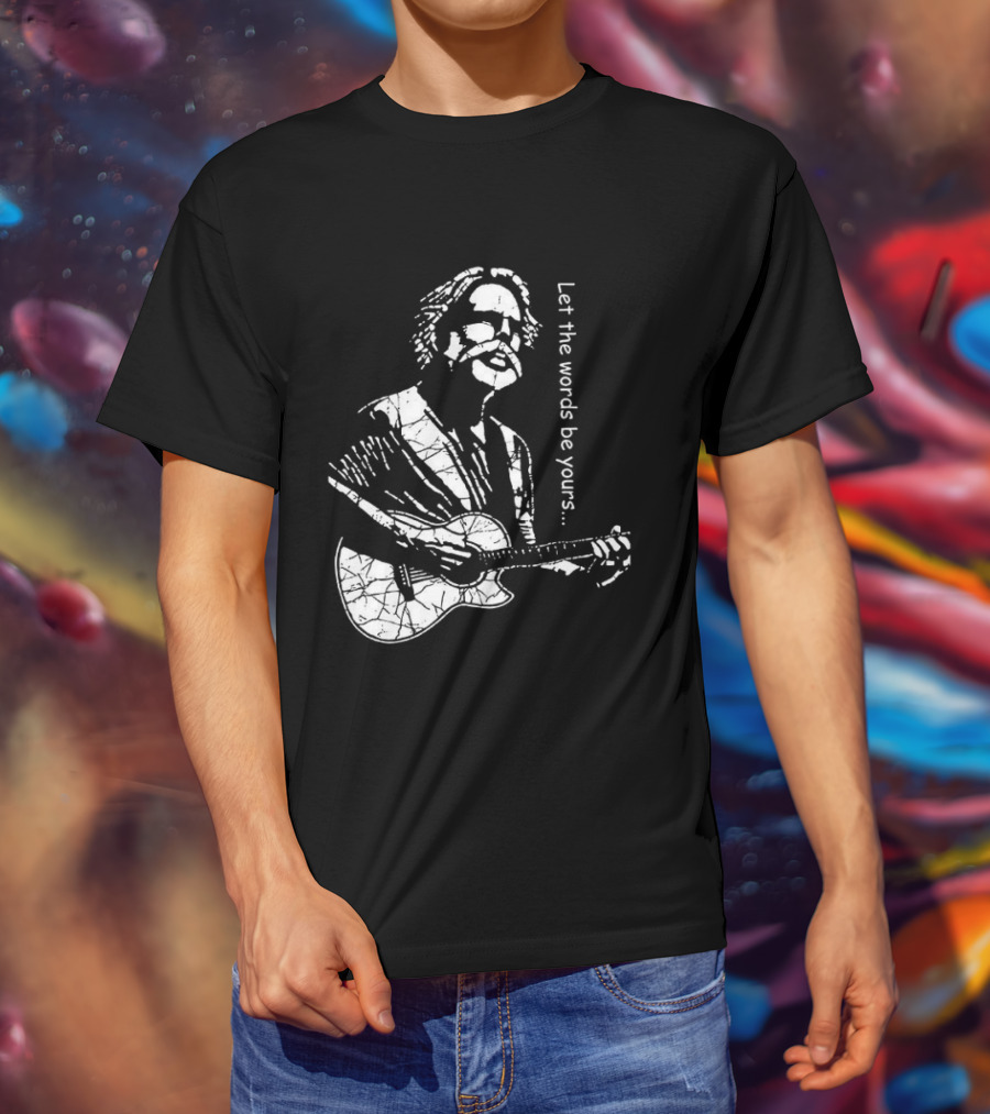 Bob Weir Let The Words Be Yours Acoustic Guitar T-Shirt