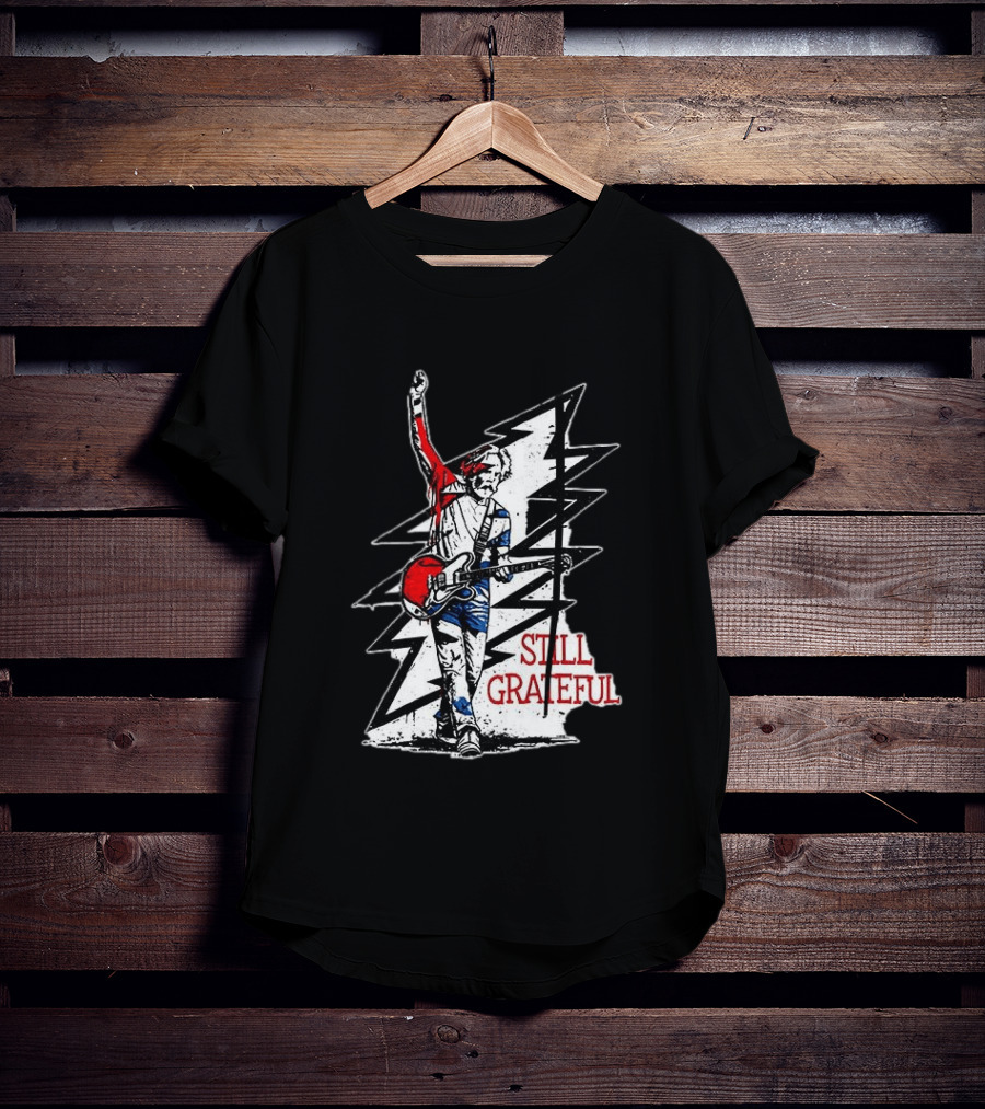 Bob Weir Still Grateful Lightning Bolt Guitar T-Shirt