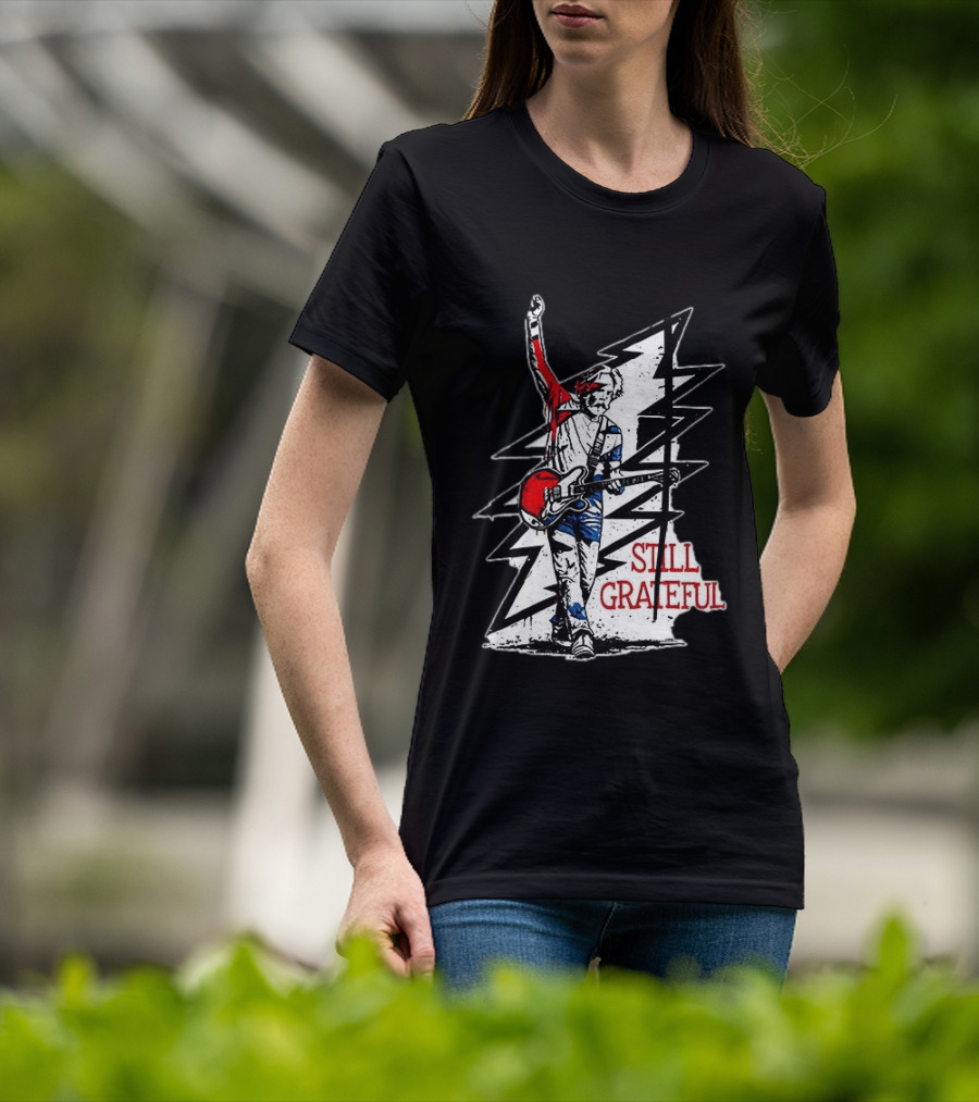Bob Weir Still Grateful Lightning Bolt Guitar T-Shirt