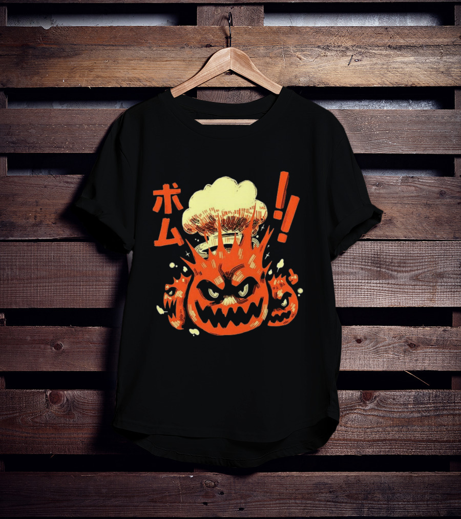 Bomu Bomber Classic Video Game Manga Explosion T-Shirt