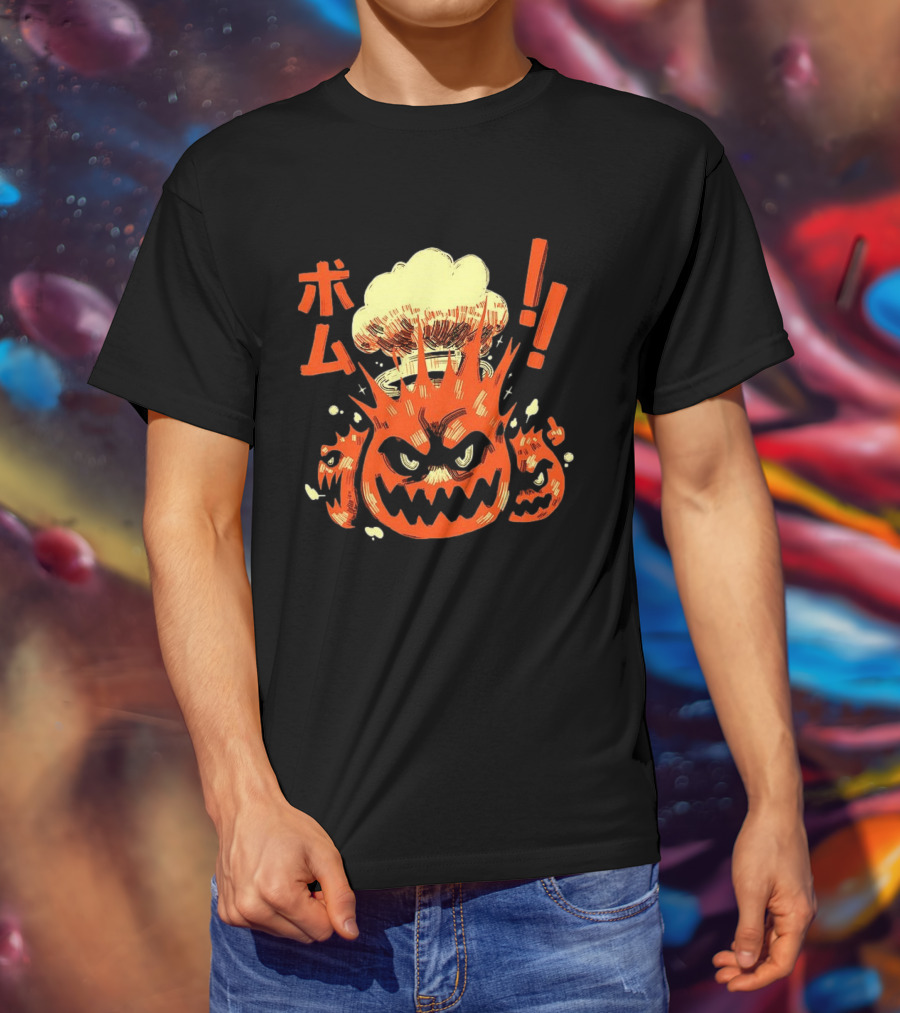 Bomu Bomber Classic Video Game Manga Explosion T-Shirt