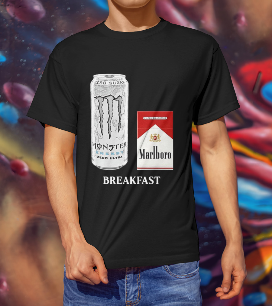 Monster Zero Ultra Marlboro Red Breakfast Combo T-Shirt