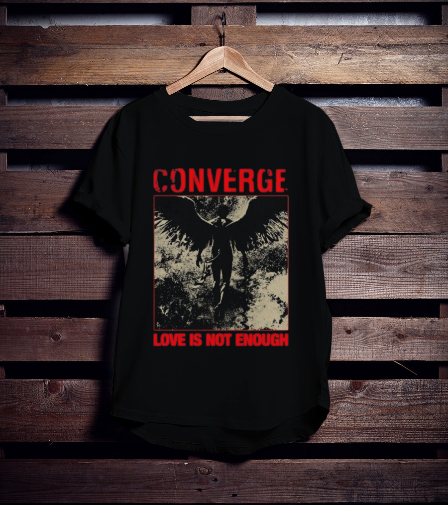 Converge Love Is Not Enough Angel Wings T-Shirt