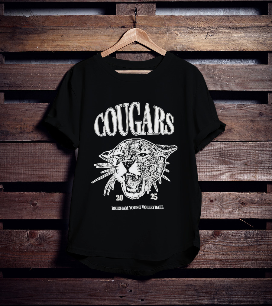 Cougars Brigham Young Volleyball 2025 Team Spirit T-Shirt