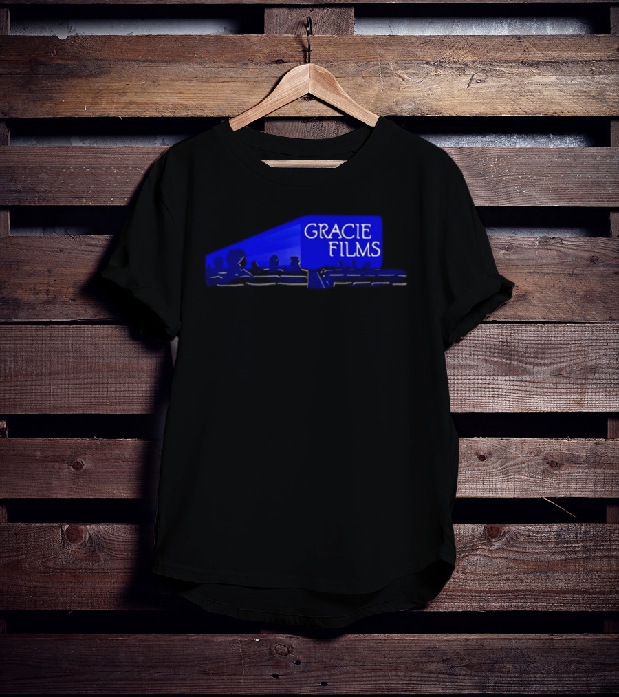 Gracie Films Four Finger Discount Blue Cinema T-Shirt
