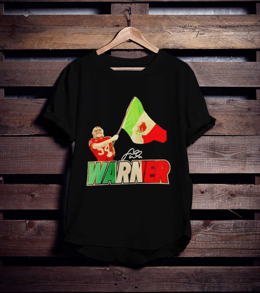Fred Warner Mexico Flag San Francisco 49ers Player Celebration T-Shirt