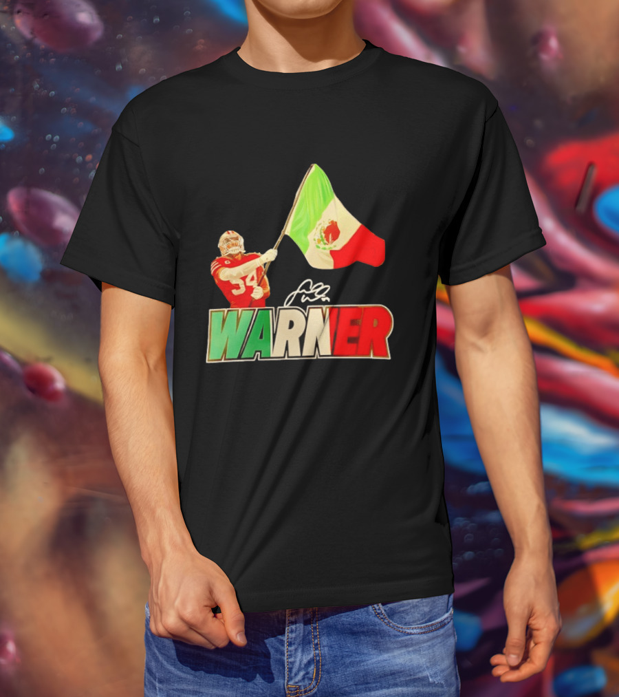 Fred Warner Mexico Flag San Francisco 49ers Player Celebration T-Shirt