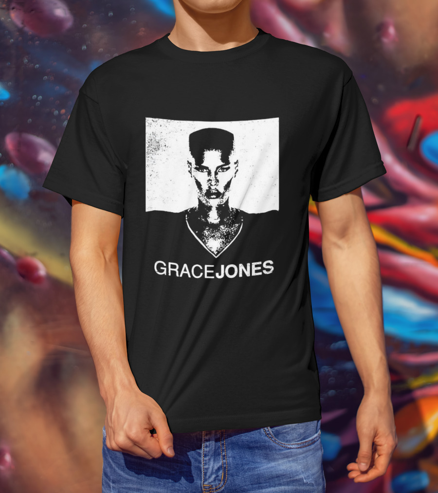 Grace Jones Classic Style Minimalist T-Shirt
