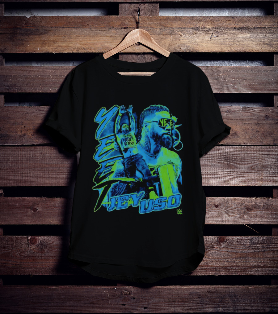 Jey Uso Yeet Ain't Easy WWE Grunge T-Shirt