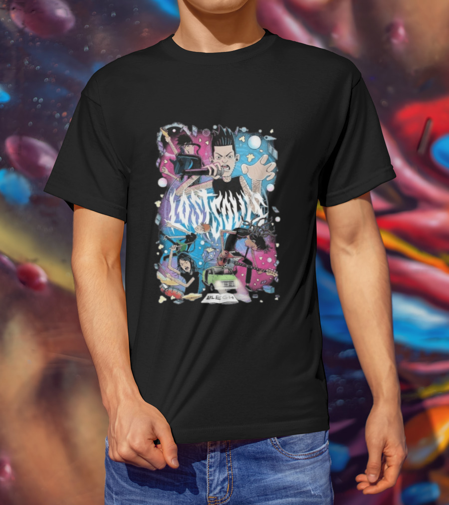Lost Souls Lore Punk Band Anime Style Bleach T-Shirt