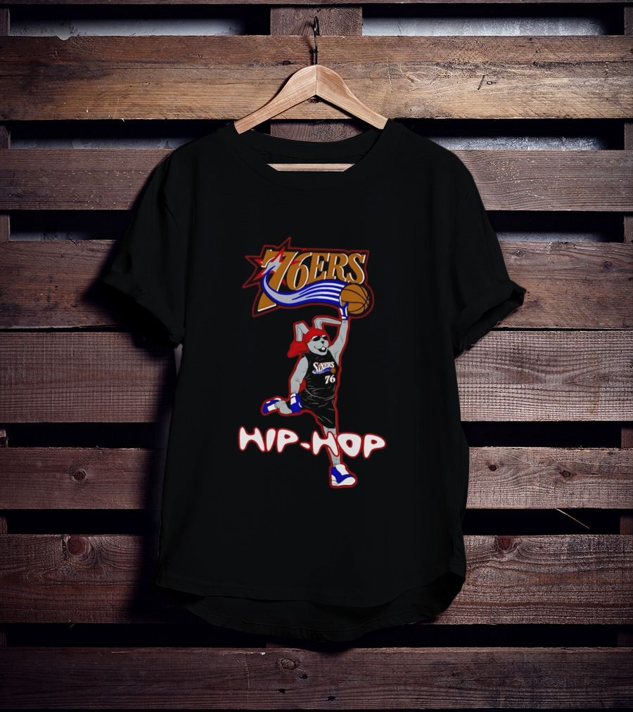 Philadelphia 76ers Hip Hop Basketball Mascot 76ers T-Shirt