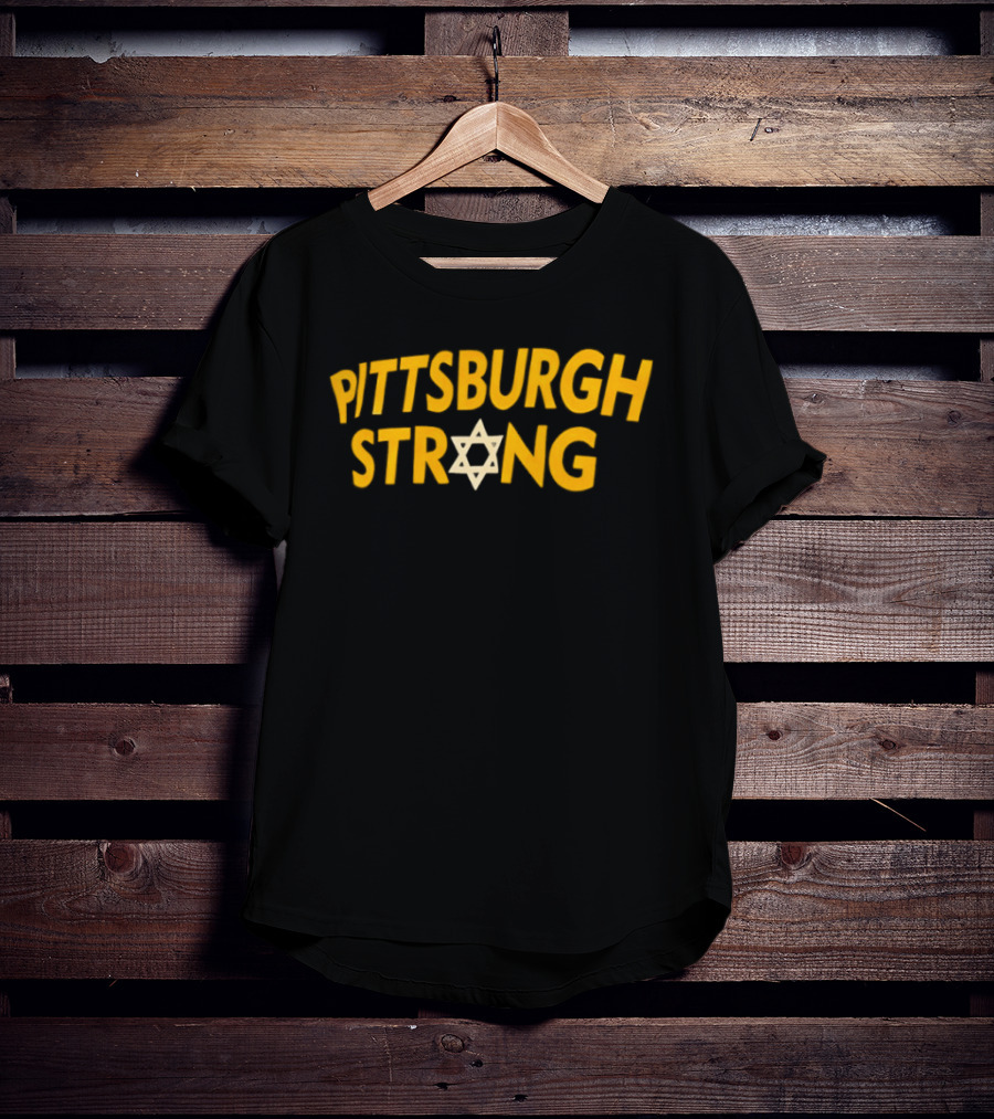 Pittsburgh Strong Jewish Star Resilience T-Shirt