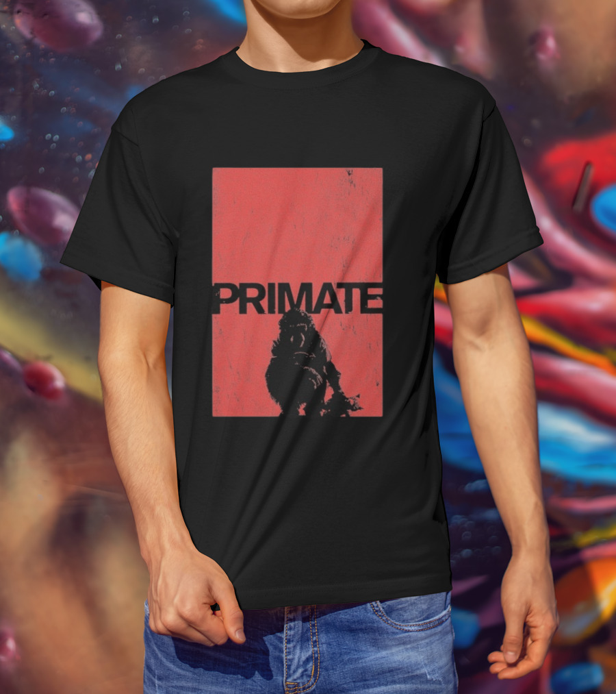 Primate Red Block T-Shirt