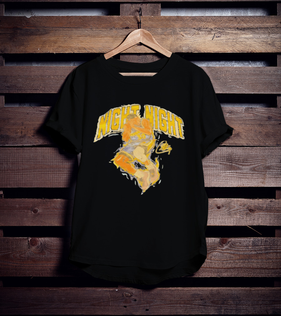 Stephen Curry Night Night Golden State Basketball 30 T-Shirt