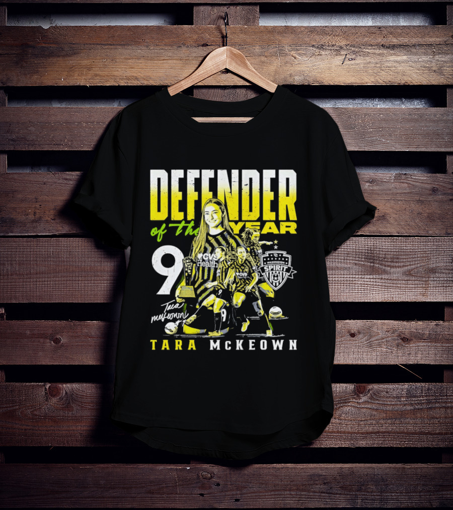 Tara McKeown Washington Spirit Defender Of The Year 2025 Number Nine T-Shirt