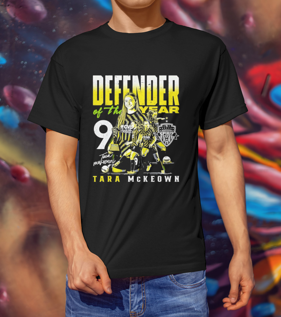 Tara McKeown Washington Spirit Defender Of The Year 2025 Number Nine T-Shirt