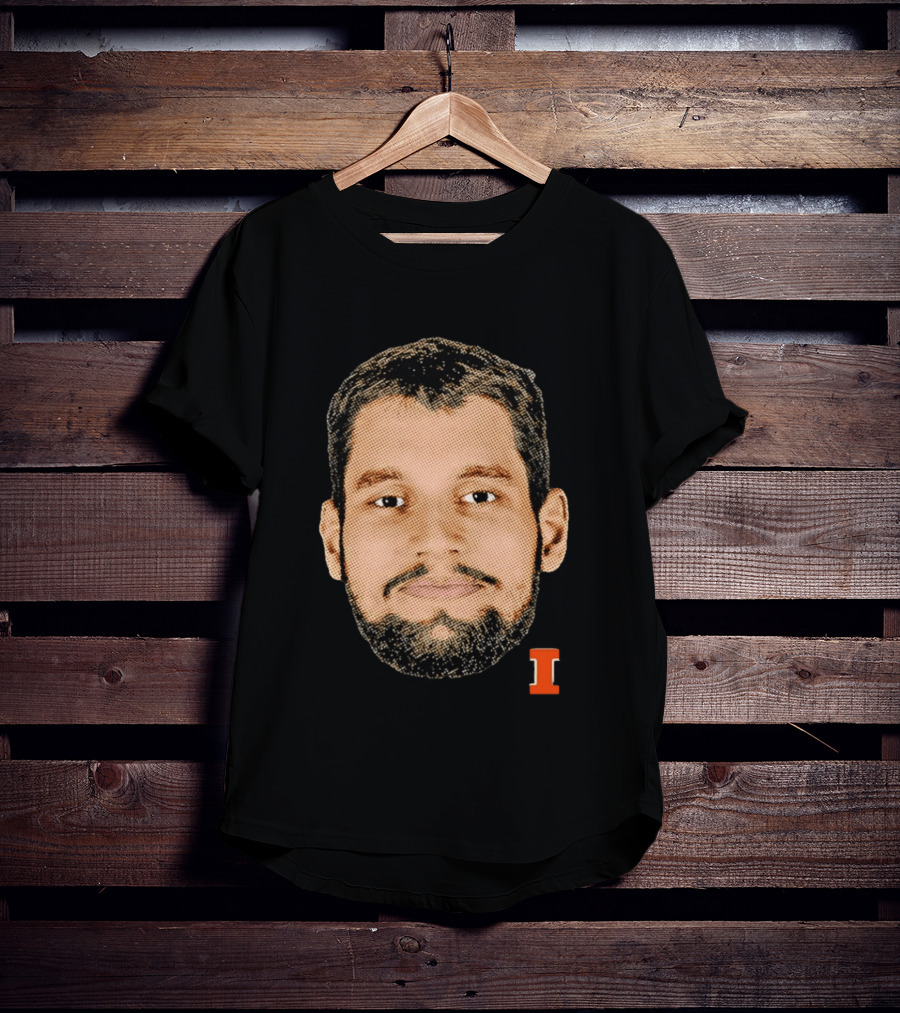 Tomislav Ivisic Illinois Fighting Illini Big Head I T-Shirt