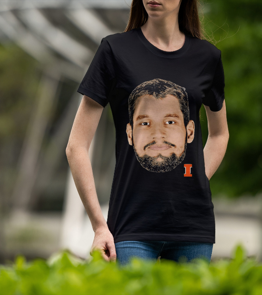 Tomislav Ivisic Illinois Fighting Illini Big Head I T-Shirt