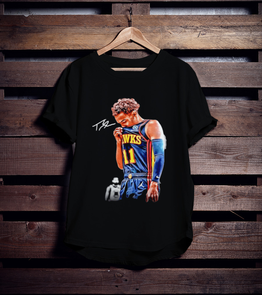 Trae Young Hawks 11 Signature Basketball Jersey 2026 T-Shirt
