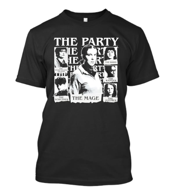 The Party The Rogue The Sorceress The Bard The Warrior The Healer The Mage T-Shirt
