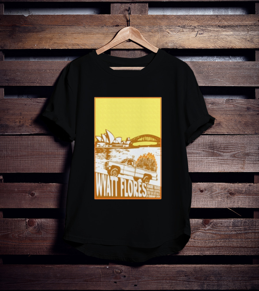 Wyatt Flores Sydney Opera House February 18 2026 Retro Truck Art New South Wales T-Shirt