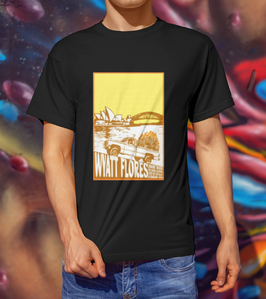 Wyatt Flores Sydney Opera House February 18 2026 Retro Truck Art New South Wales T-Shirt