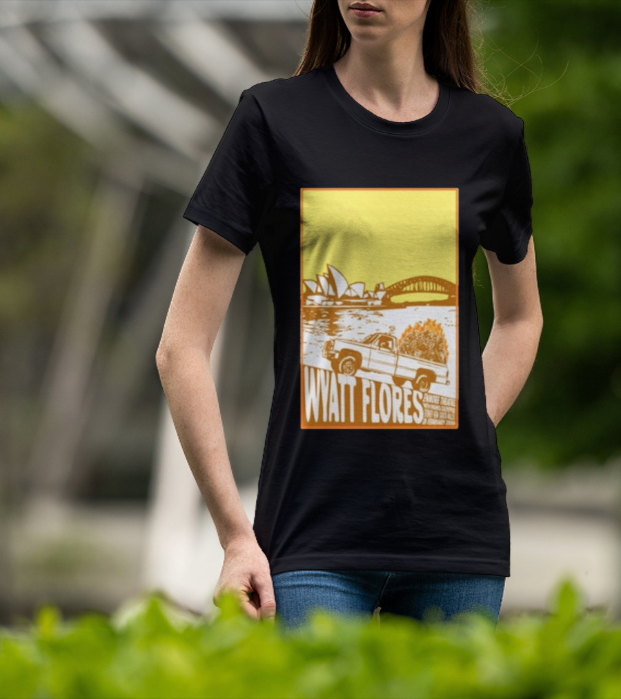 Wyatt Flores Sydney Opera House February 18 2026 Retro Truck Art New South Wales T-Shirt