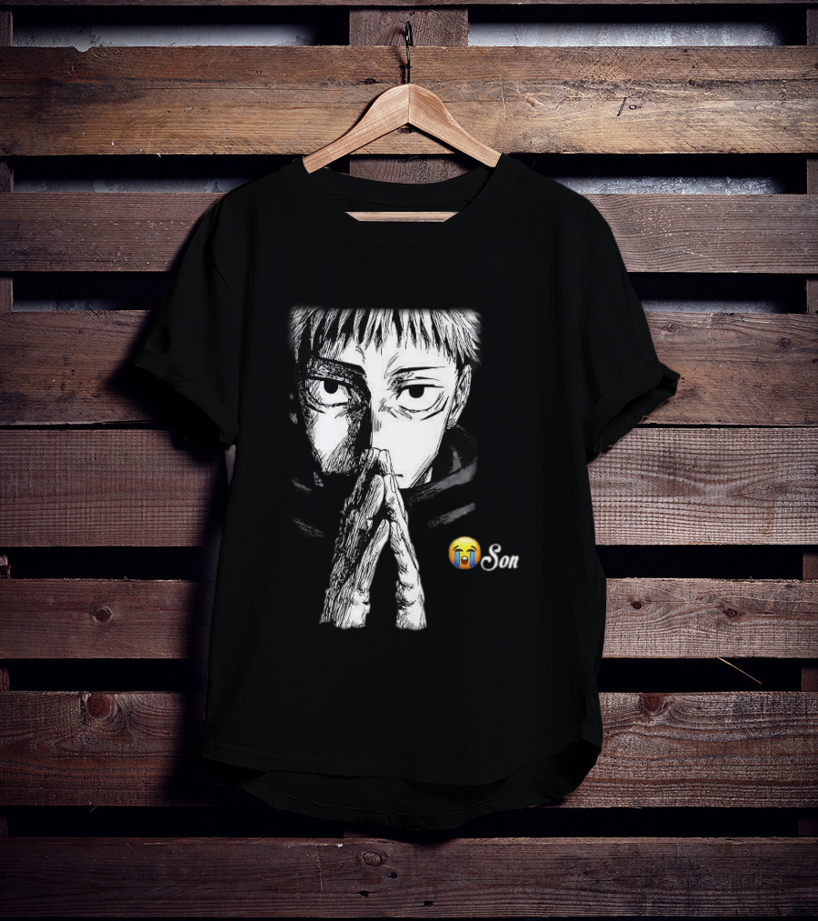 Yuji Itadori Jujutsu Kaisen Cryin Son Manga T-Shirt