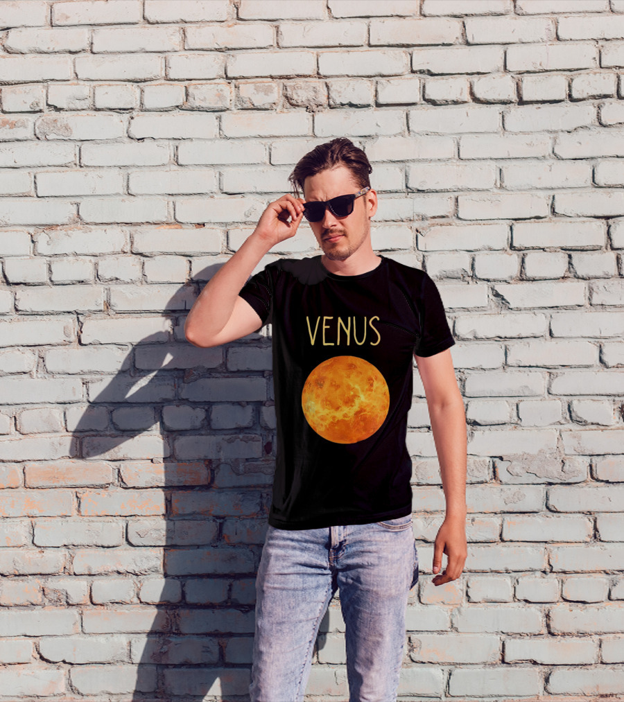 Venus Camiseta Planet Solar System T-Shirt
