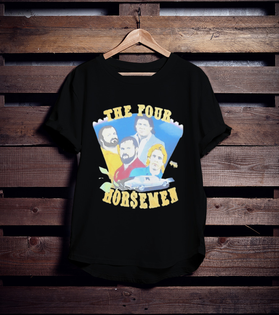 The Four Horsemen Ric Flair Arn Anderson Tully Blanchard Barry Windham Legends T-Shirt
