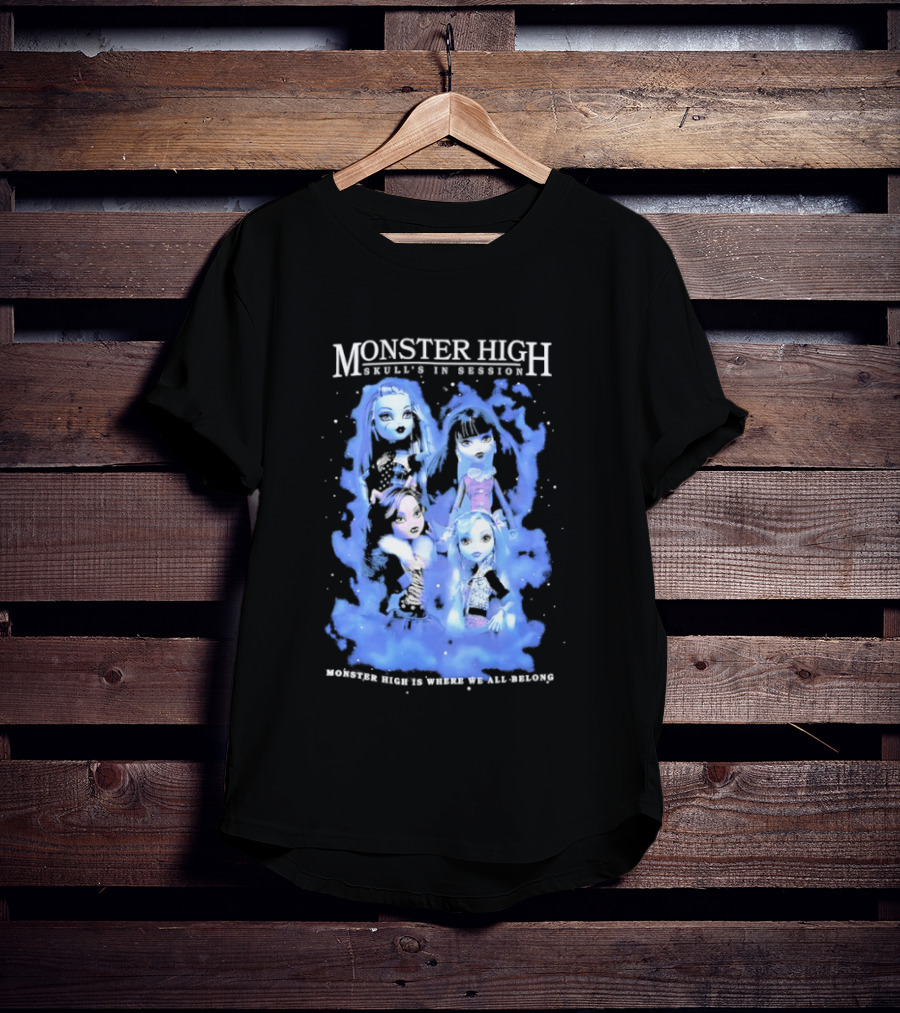 Monster High Skull's In Session Where We All Belong T-Shirt