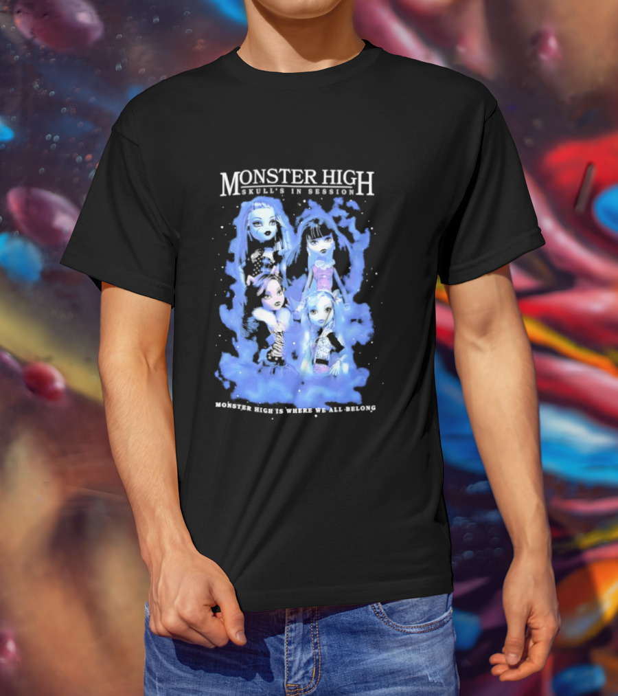 Monster High Skull's In Session Where We All Belong T-Shirt