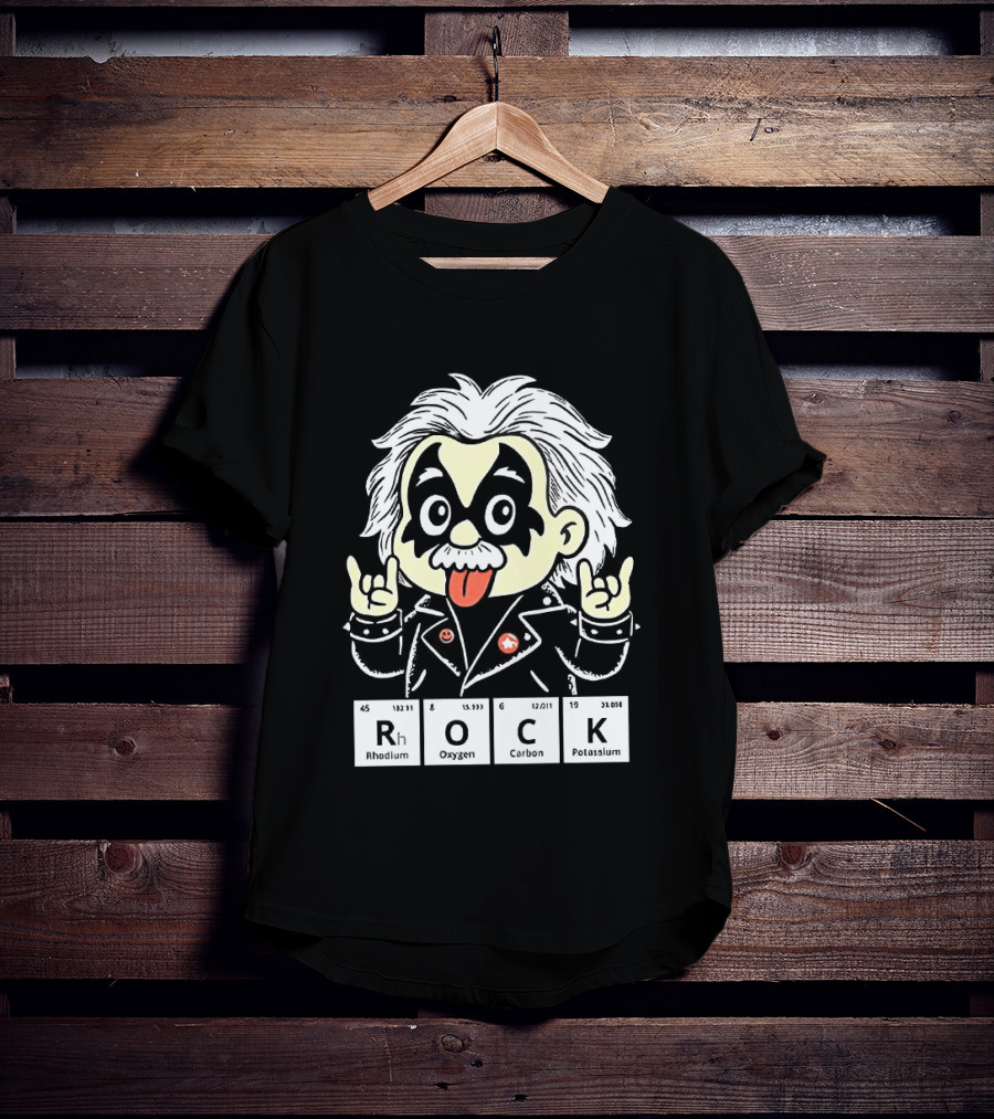 Rock Science Albert Einstein Kiss Makeup Tongue Out T-Shirt