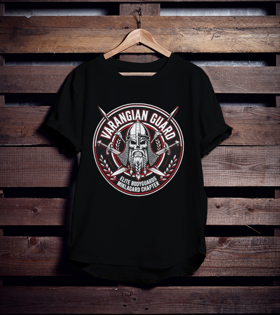 Varangian Guard Elite Bodyguards Miklagard Chapter Viking Warrior T-Shirt