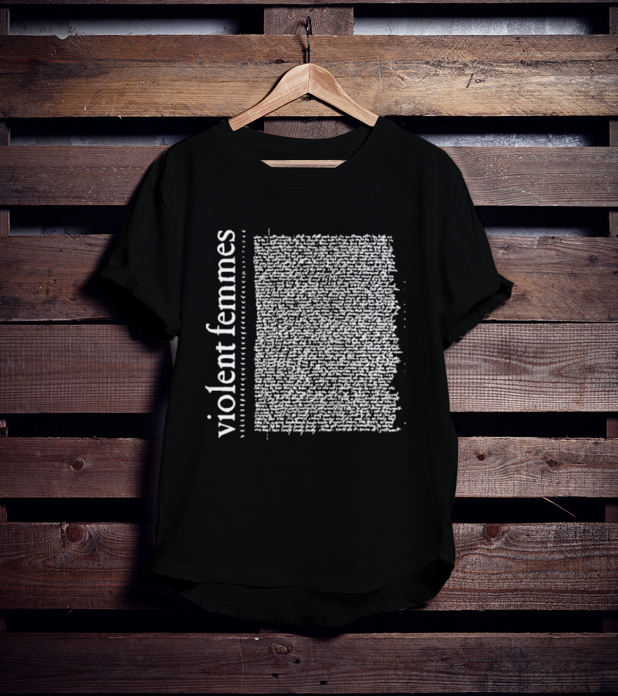 Violent Femmes Self Titled Album Lyrics T-Shirt