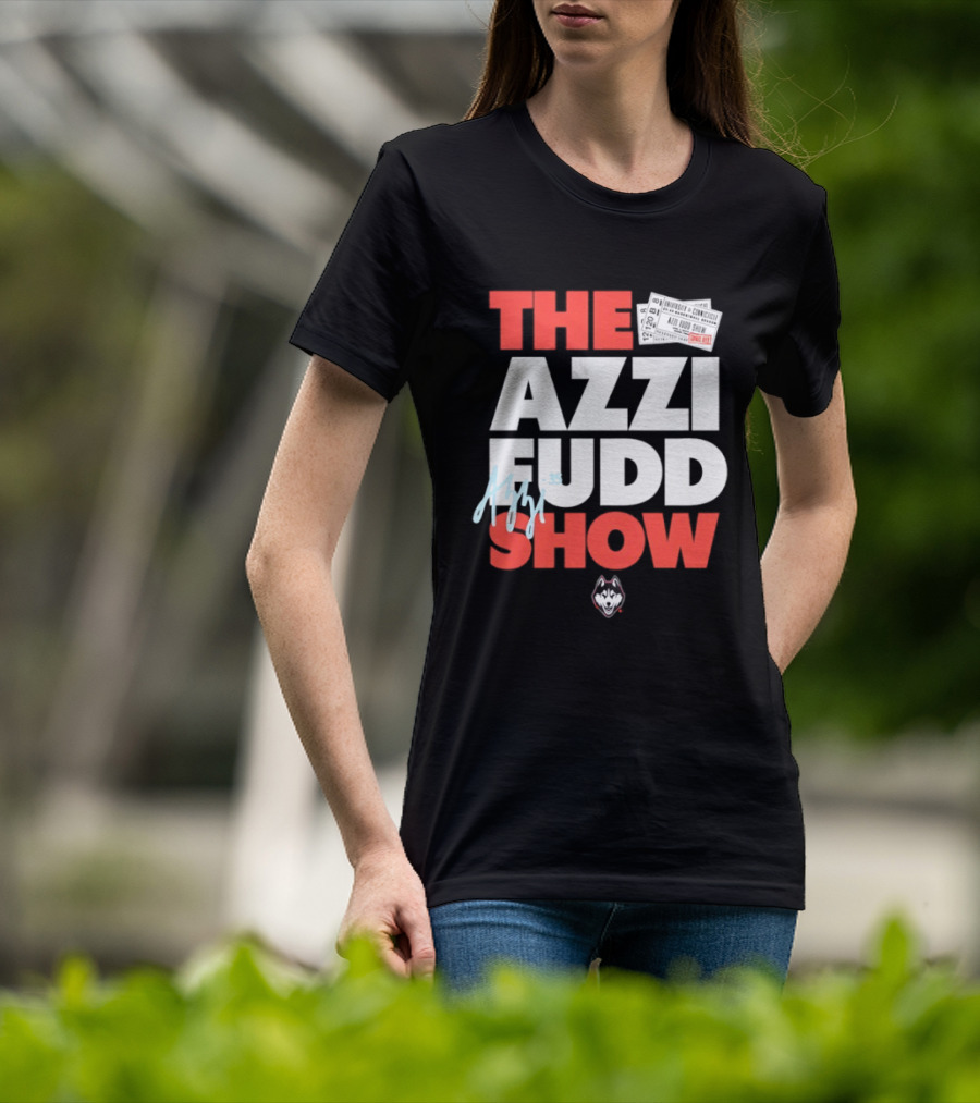 The Azzi Fudd Show UConn Huskies Basketball 35 T-Shirt