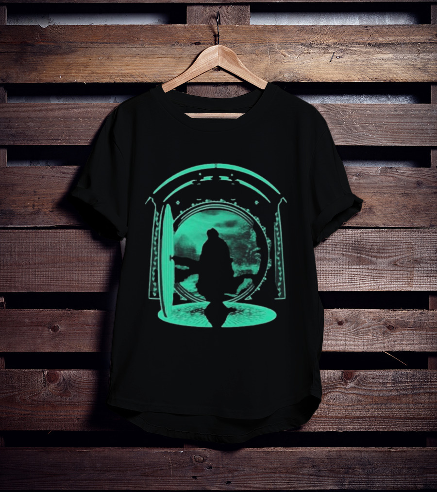 Hobbit Doorway Middle Earth Fantasy Adventure T-Shirt