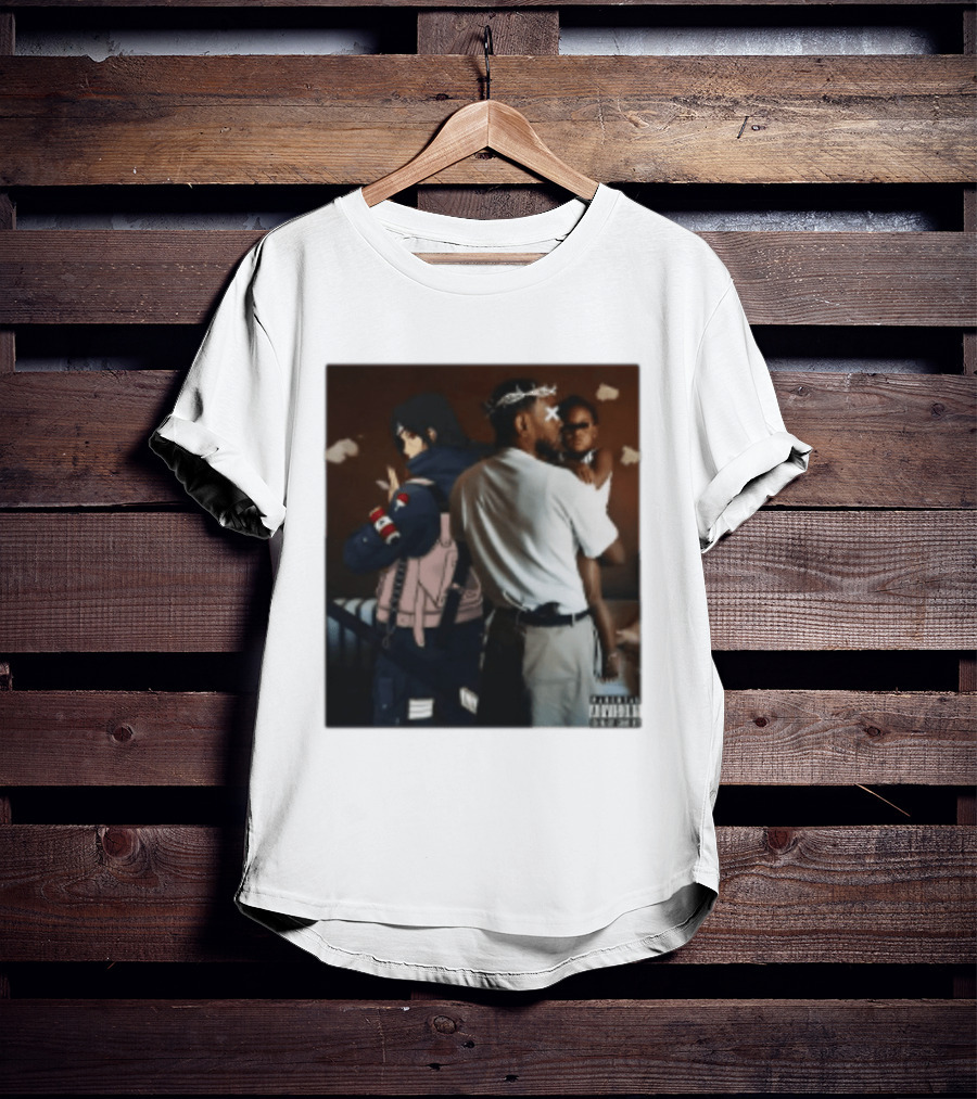 Mr Morale Kendrick Lamar Naruto Sasuke Collaboration T-Shirt