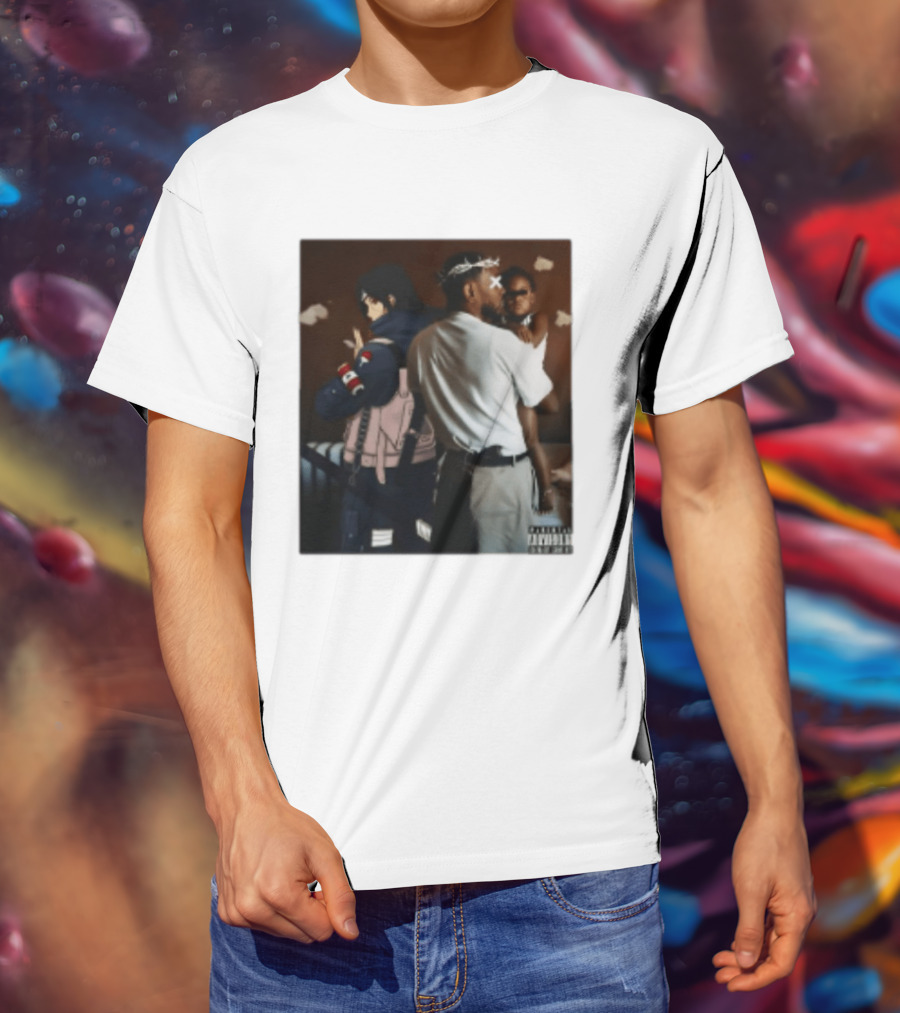 Mr Morale Kendrick Lamar Naruto Sasuke Collaboration T-Shirt